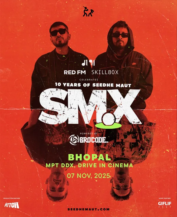 10 Years of Seedhe Maut, SMX tour — MPT DDX Drive-In, Bhopal, 7 November 2025